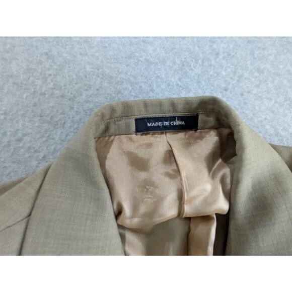 Ralph Ralph Lauren Dillard's Blazer‎ Men Size 44R Beige 100% Wool Sport Coat - Picture 5 of 15